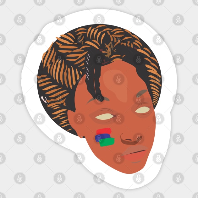 Gambian Girl Sticker by Nadeem